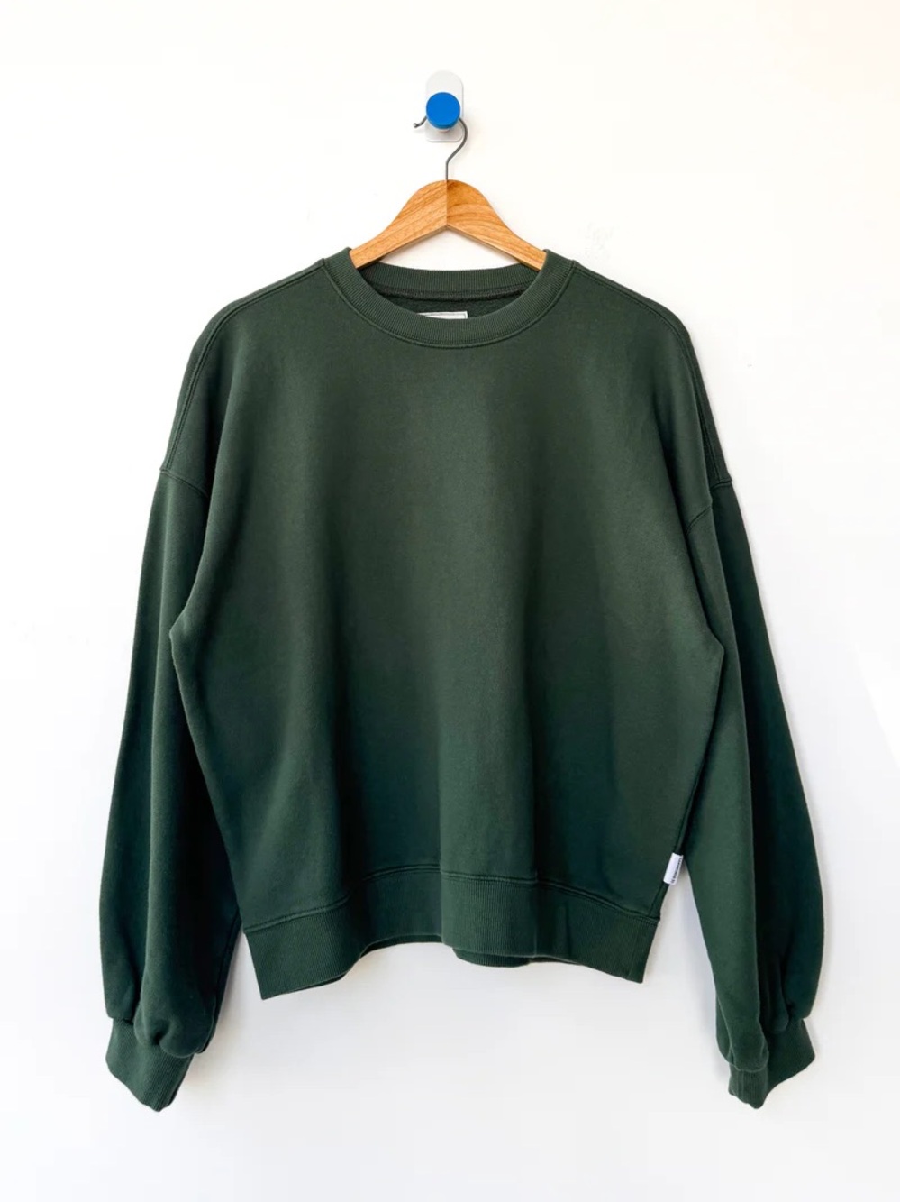 Le Bon Shoppe French Terry Core Sweatshirt in Cedar Green